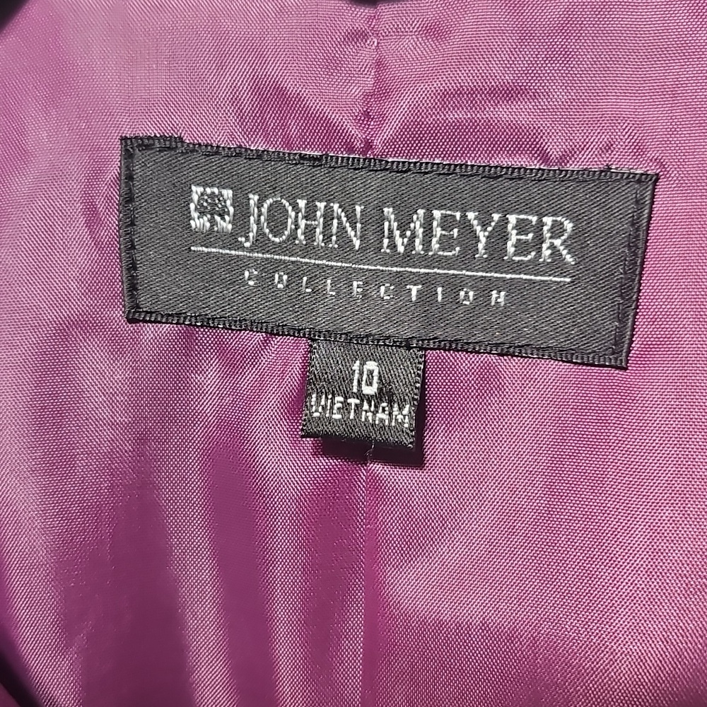 John Meyer Collection Stylish Purple Church Blazer Size 10 - Picture 4 of 7